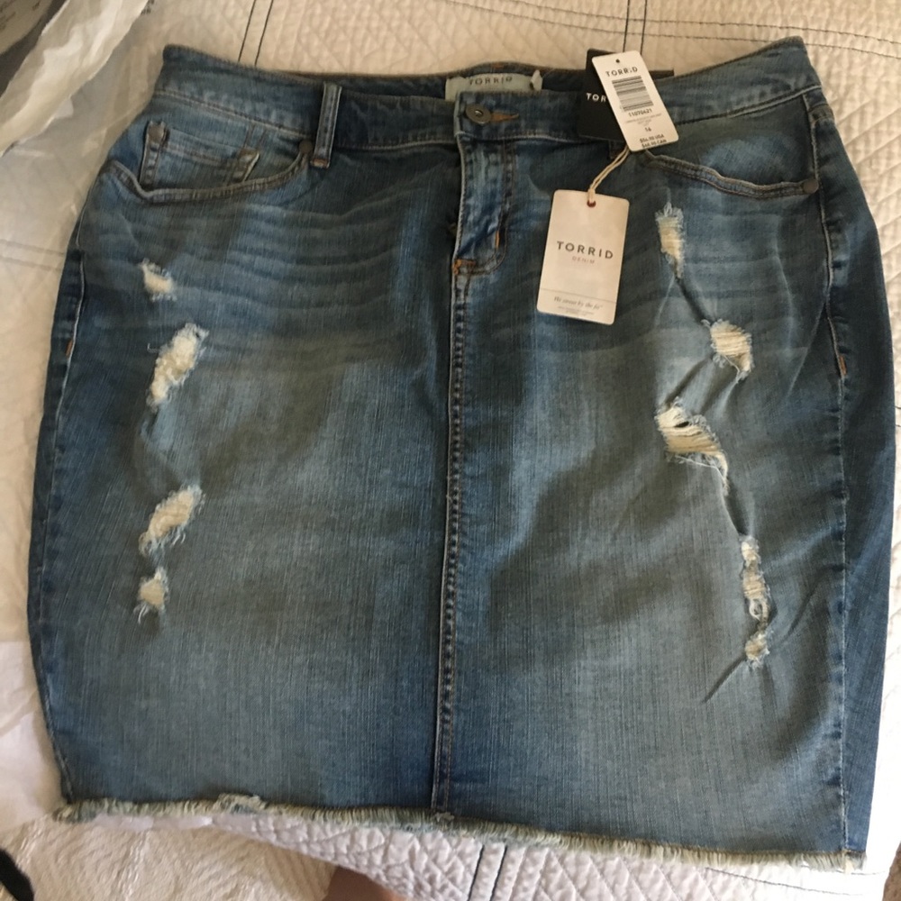Torrid Denim skirt